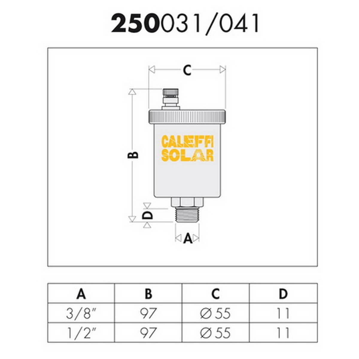 Caleffi Entlüfter (automatisch)