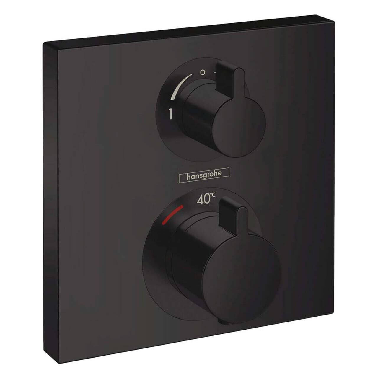 Hansgrohe Unterputz-Thermostat Ecostat Square Matt-Schwarz (15714670)
