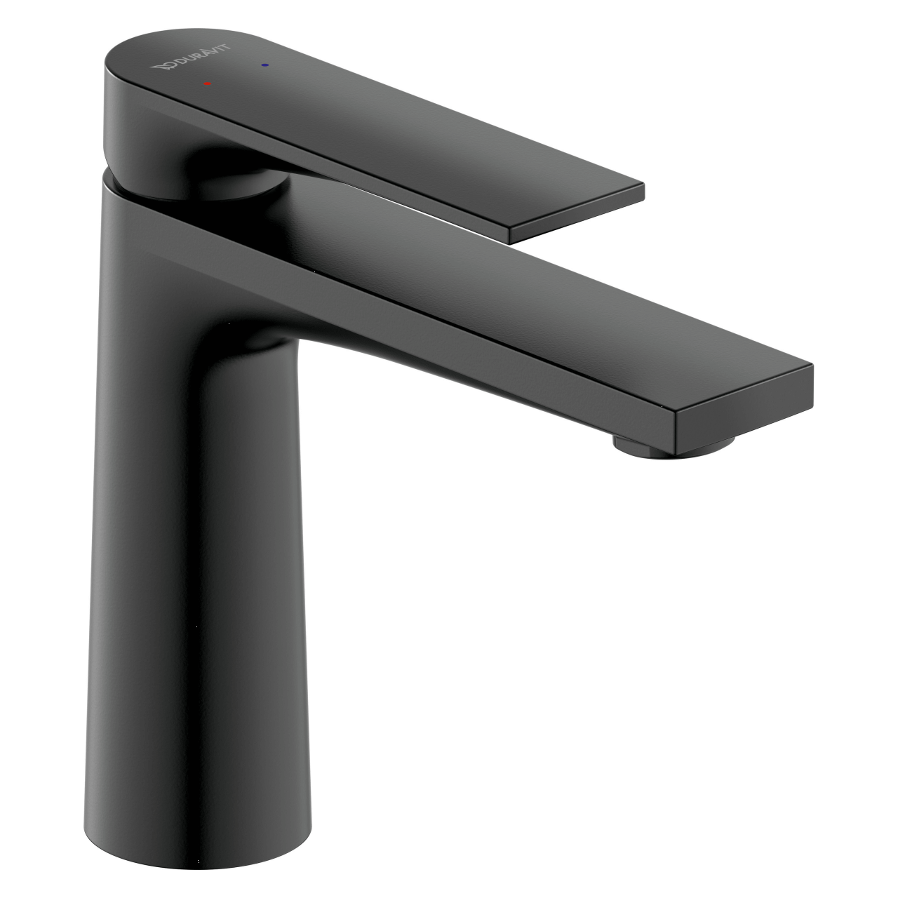 Duravit Waschtischarmatur Tulum M Schwarz Matt 135 mm Ausladung
