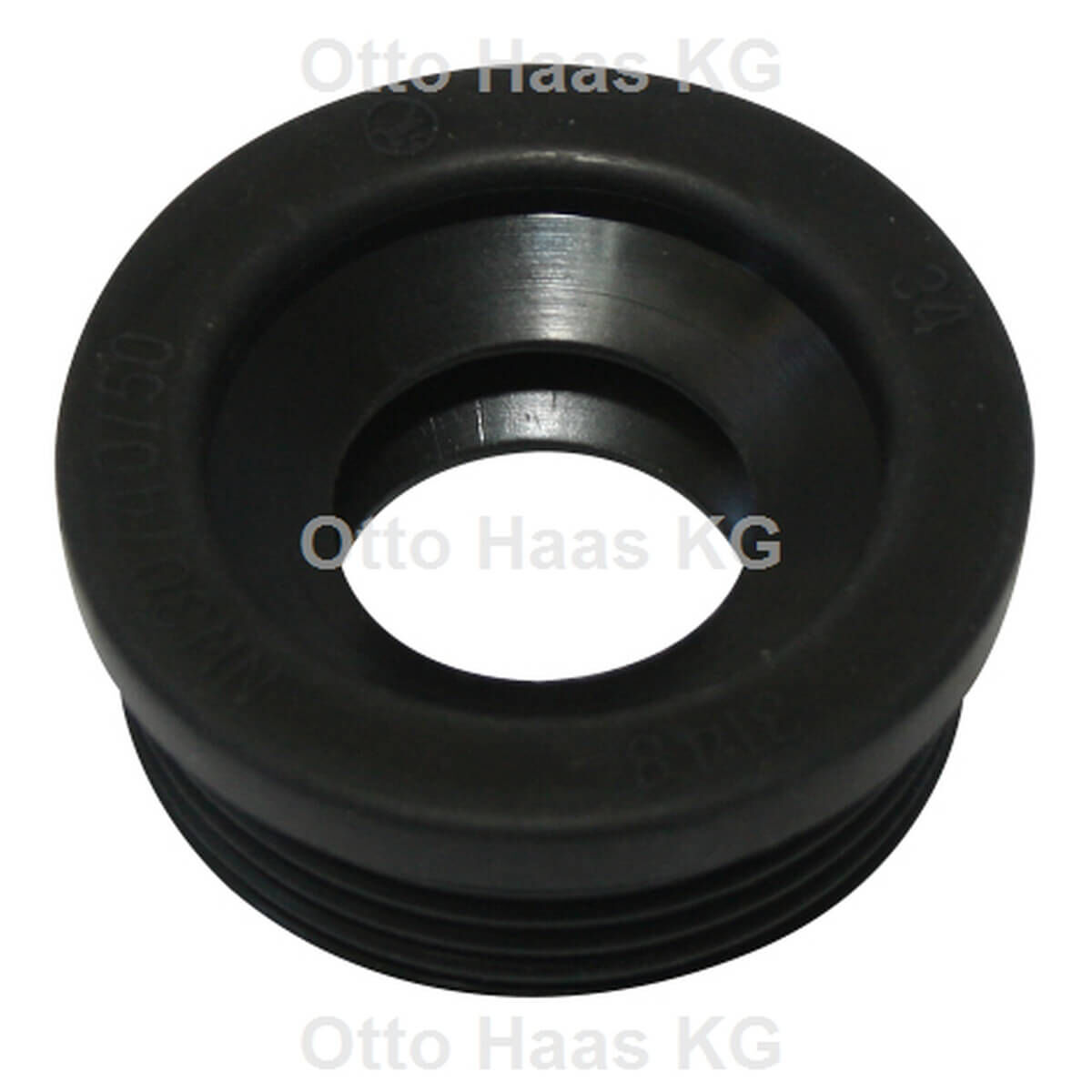 Haas Gummi-Nippel 27 x 52 x 22 mm EPDM schwarz