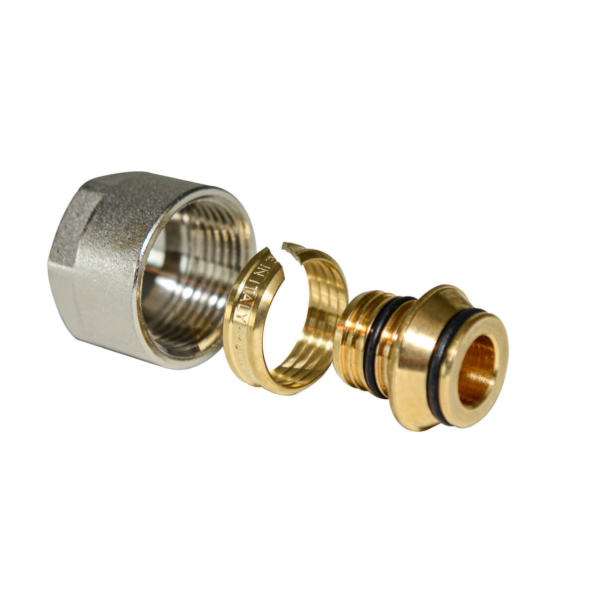 Zewotherm Klemmverschraubung 17 x 2 3/4" Eurokonus messing