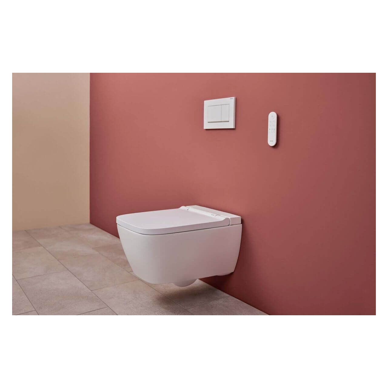 Geberit Dusch-WC AquaClean Sela Square, spülrandlos Weiß