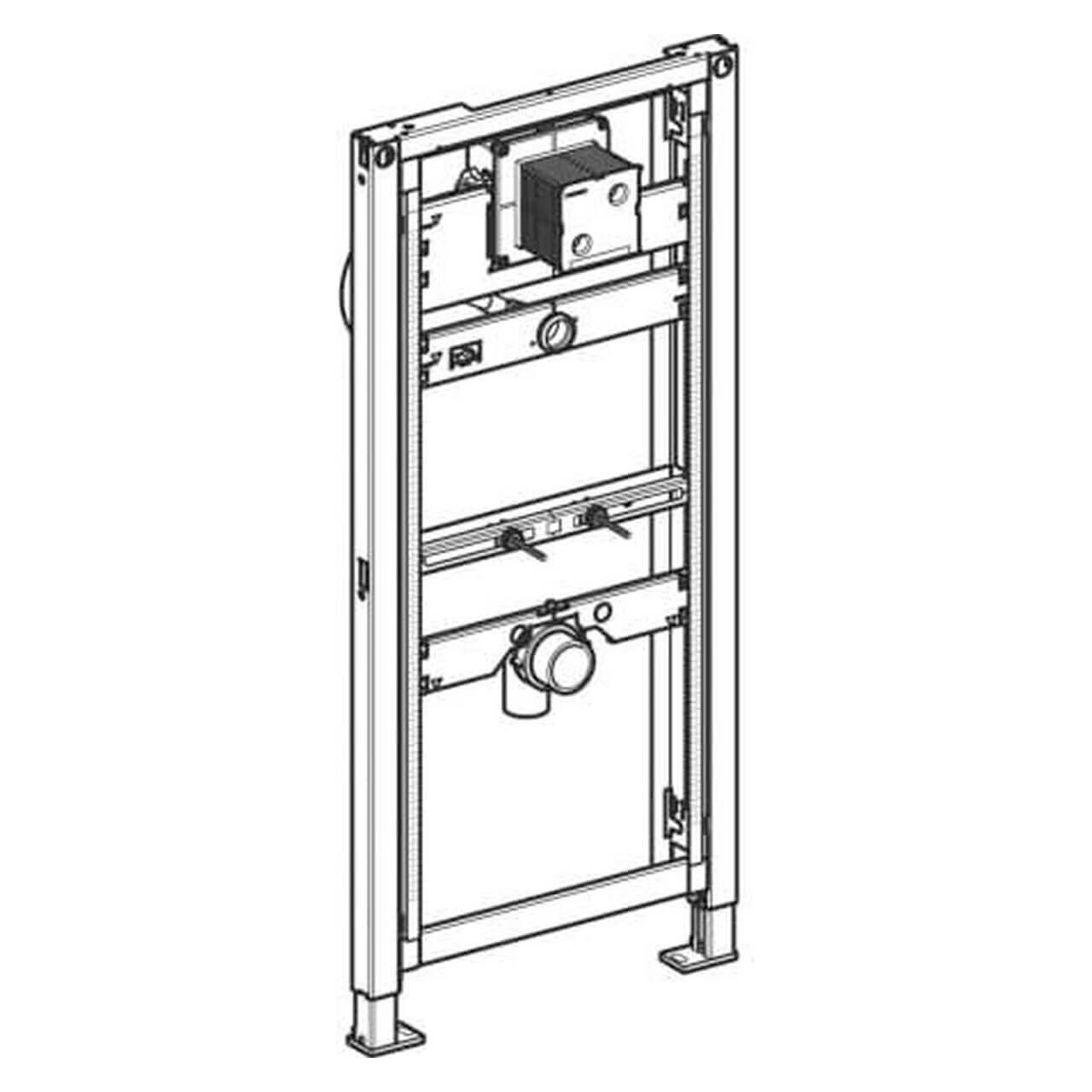 Geberit Urinalelement Duofix 112-130 cm Universell für Trockenbau