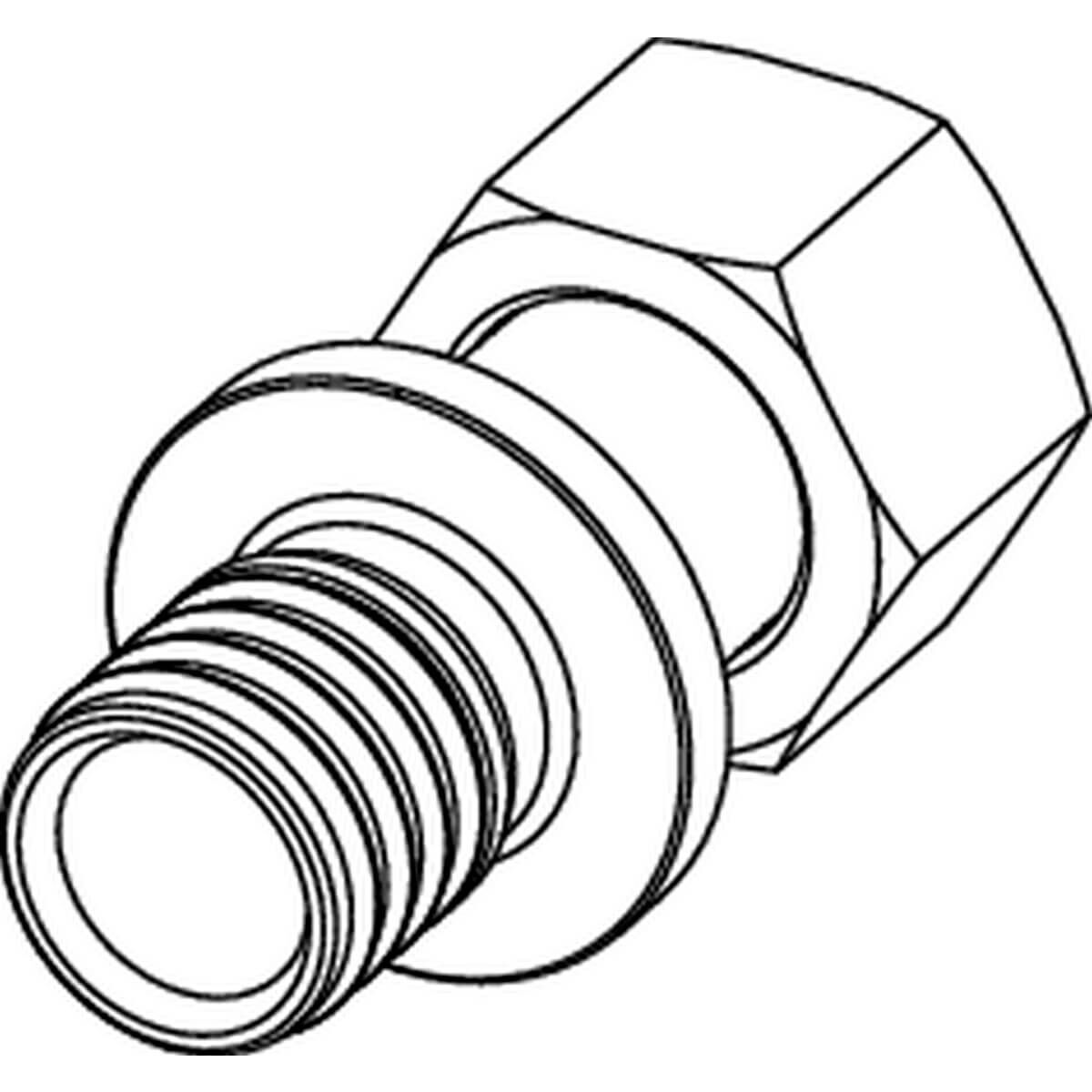 Tece Verschraubung TECEflex 25 mm x 1 1/4" Siliziumbronze