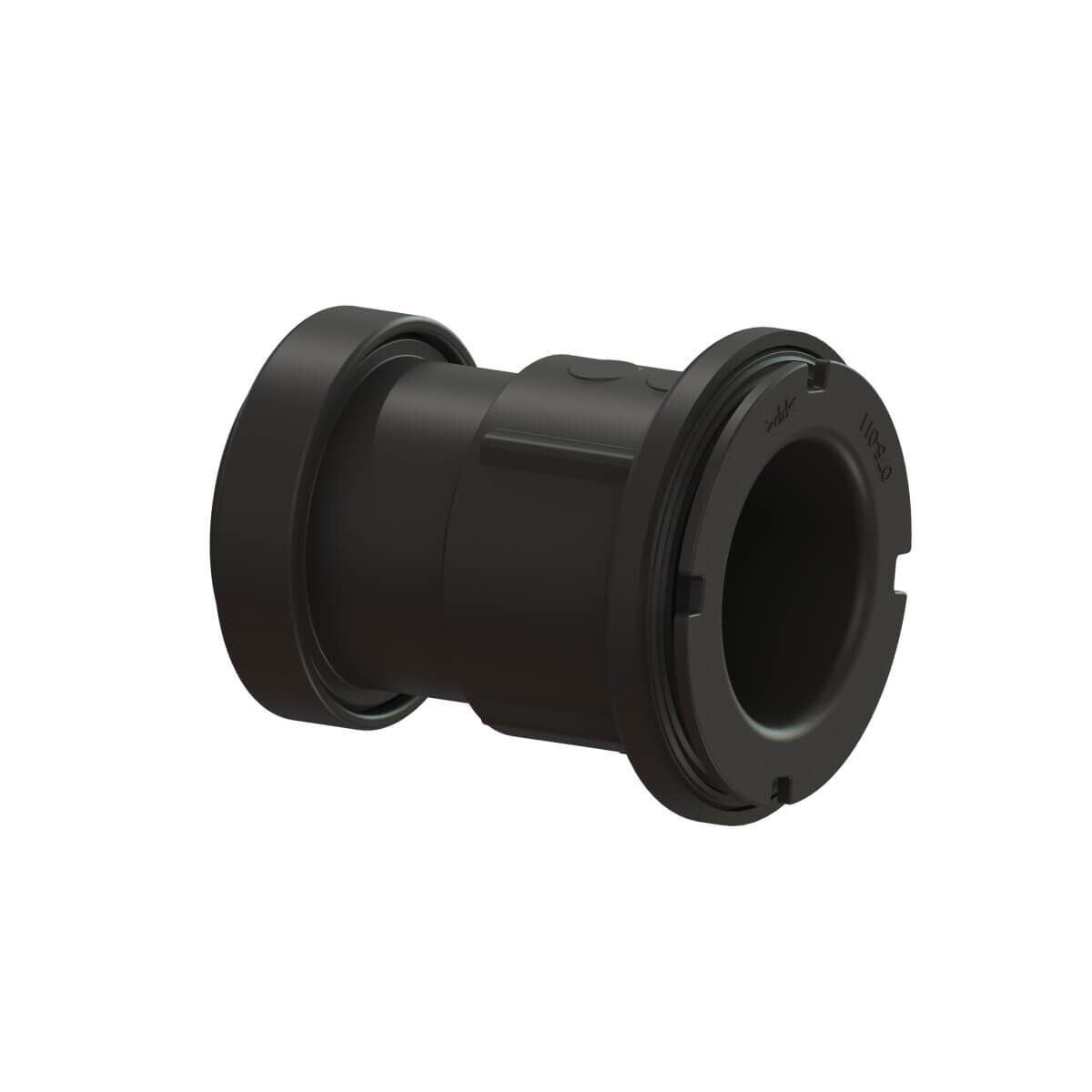 Kessel Zulaufstutzen DN 50 Bohrloch 60 mm mit Flachdichtung