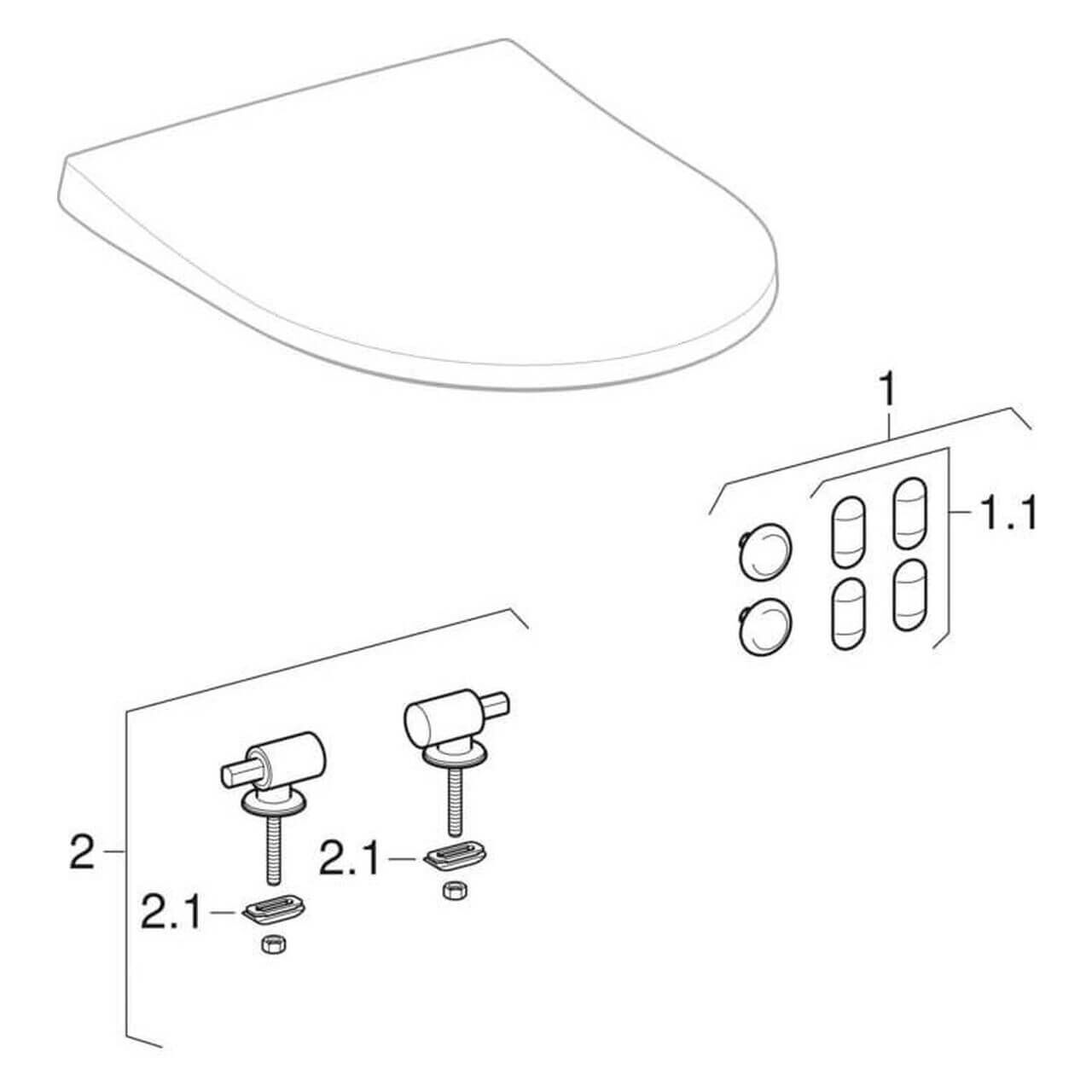 Geberit Wand-WC Icon weiß