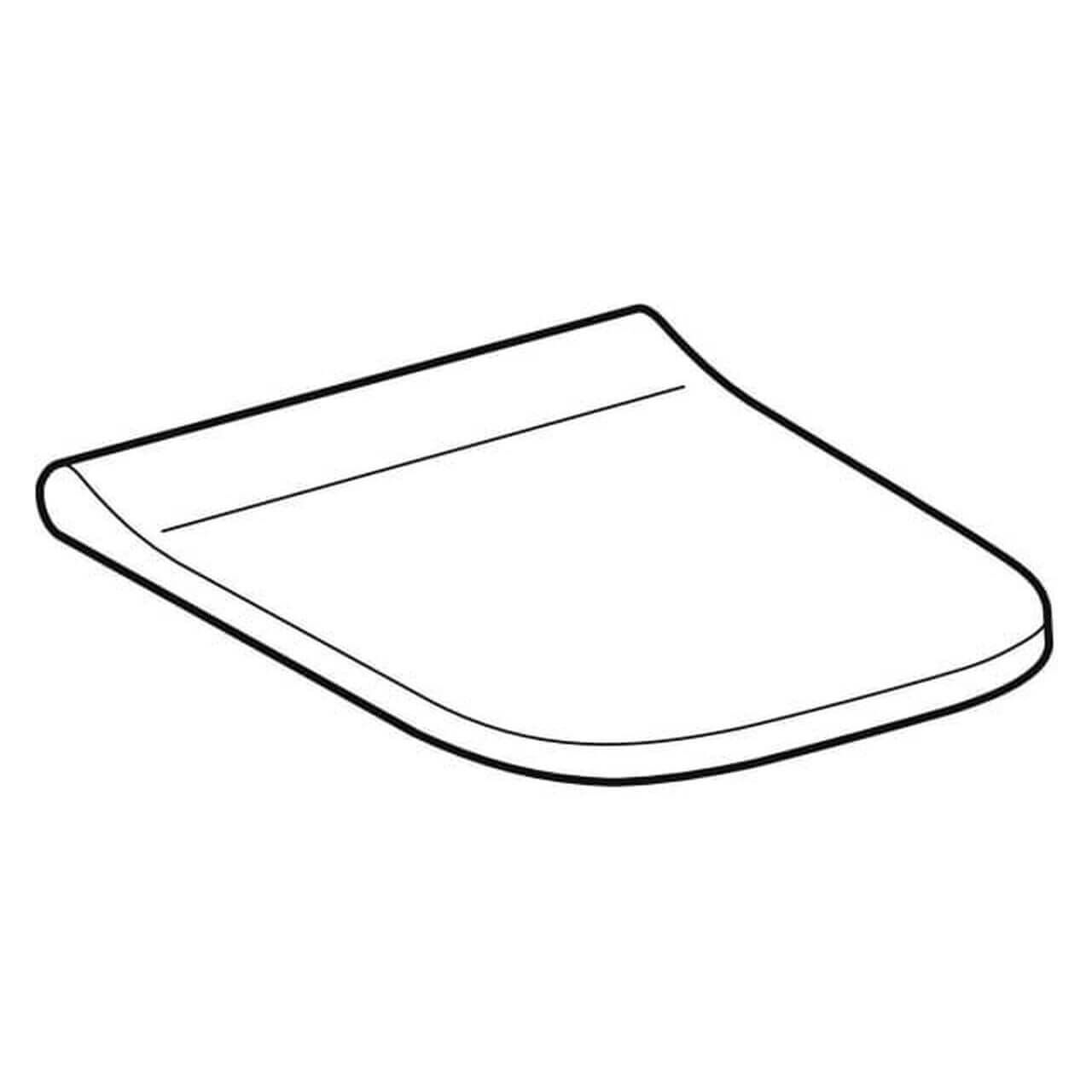 Geberit WC-Sitz Smyle square weiß