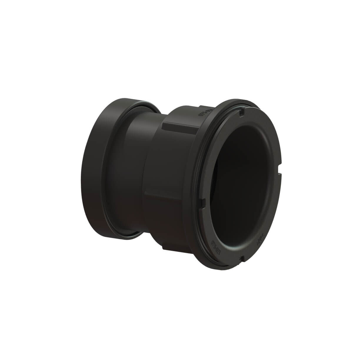 Kessel Zulaufstutzen DN 70 Bohrloch 92 mm mit Flachdichtung