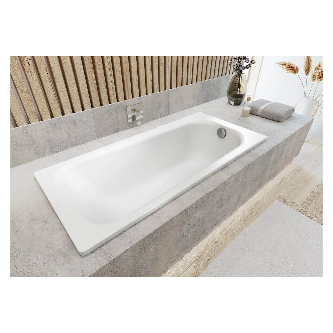 Kaldewei Badewanne Saniform Plus 180x80 cm Weiß (112800010001)