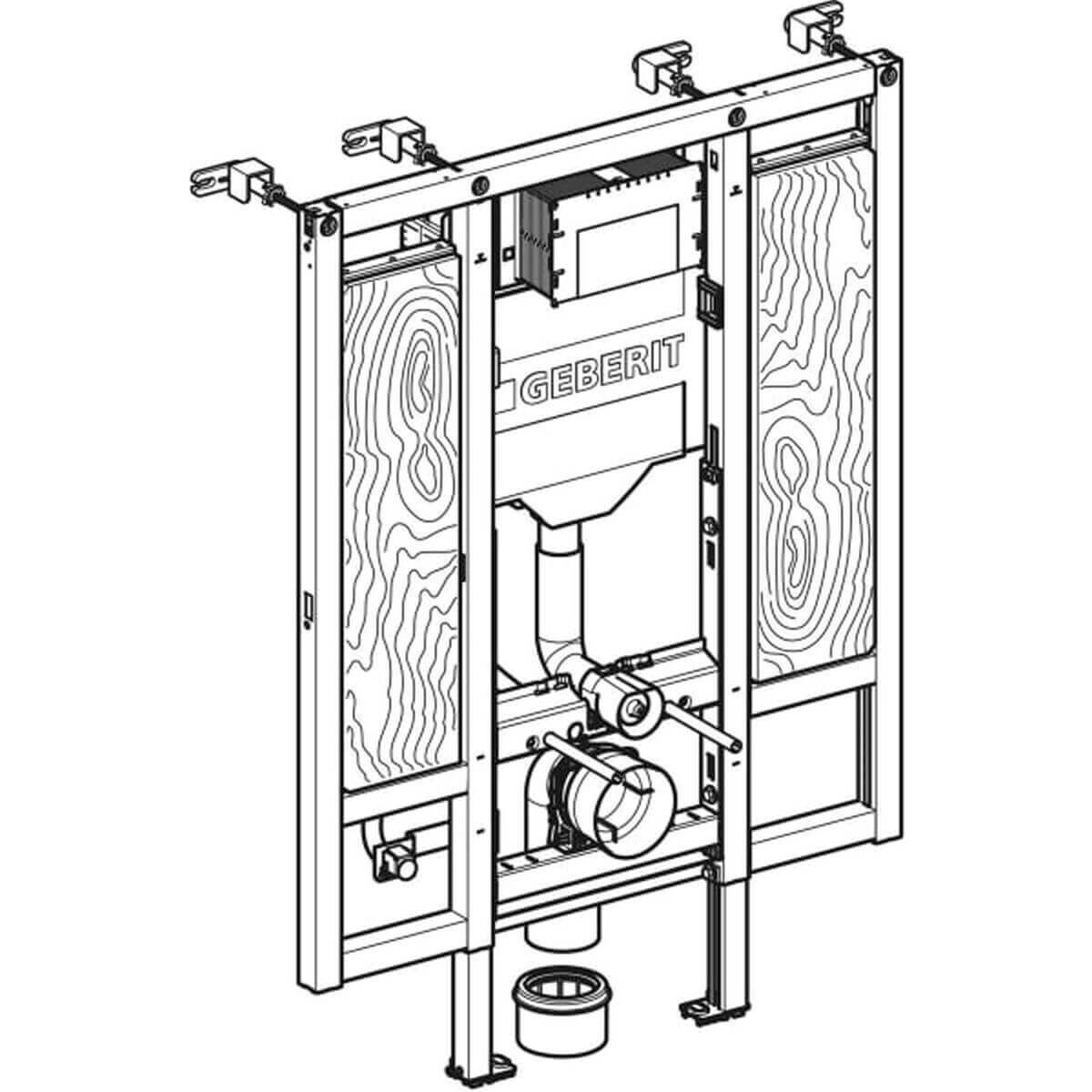 Geberit - Duofix - Wand-WC-Element Sigma 112 cm