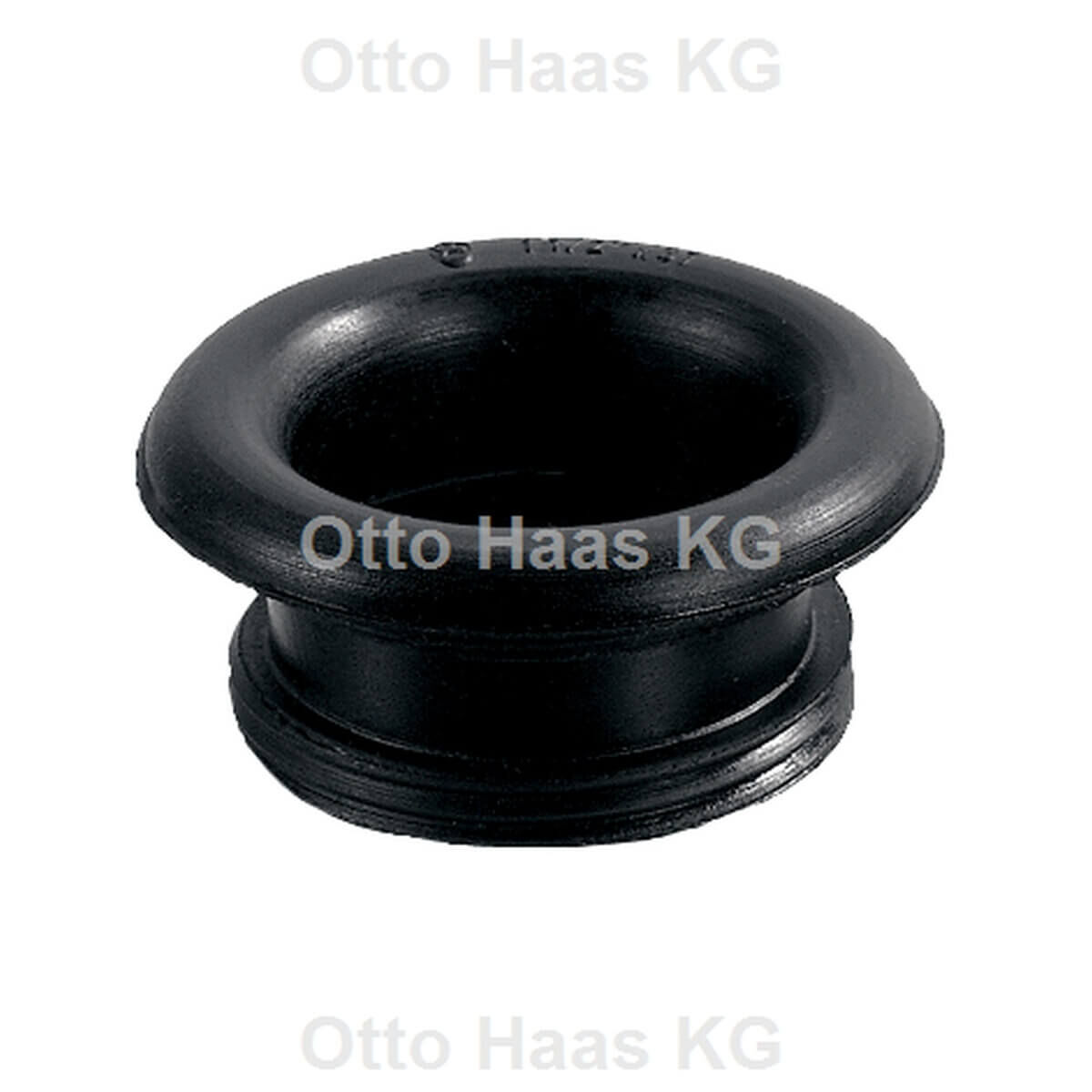 Haas Gummi-Gewinde-Nippel DN 32 für 2" 31 x 59 x 20 mm EPDM schwarz