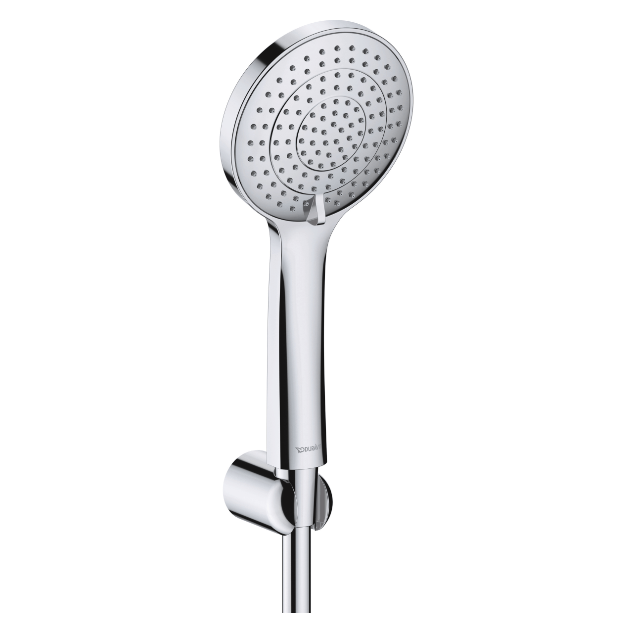 Duravit - Brausehalterset - MinusFlow | Handbrause | Schlauch Chrom
