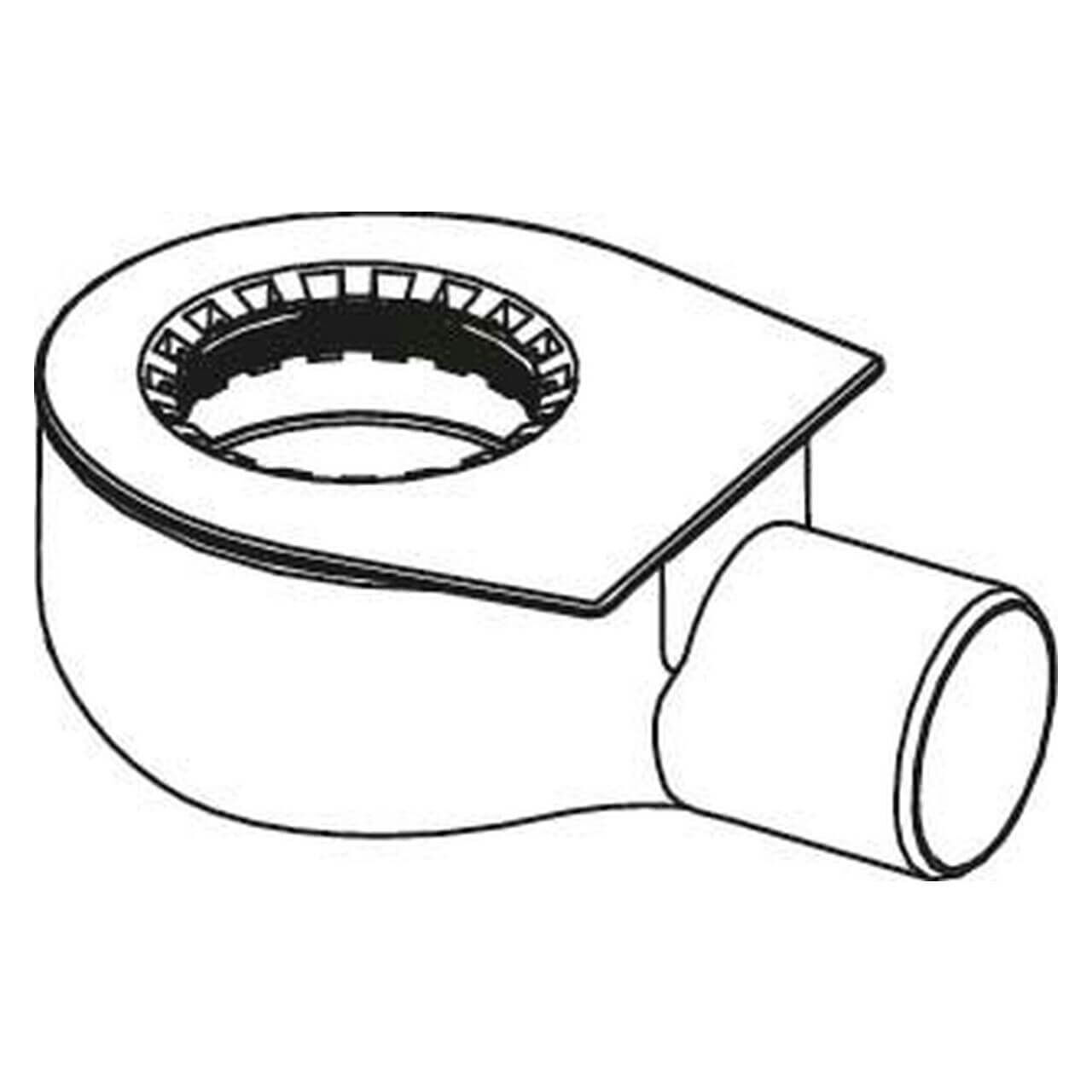 Tece Ablaufmodul Tecedrainline DN 50 flach seitlich