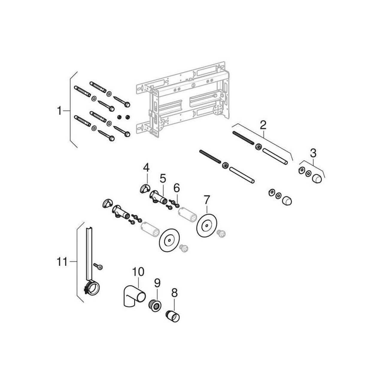 Geberit Bidet-Element Kombifix für Standarmatur (457530001) – jetzt bei Meds24 Geberit Bidet-Element Kombifix für Standarmatur (457530001)