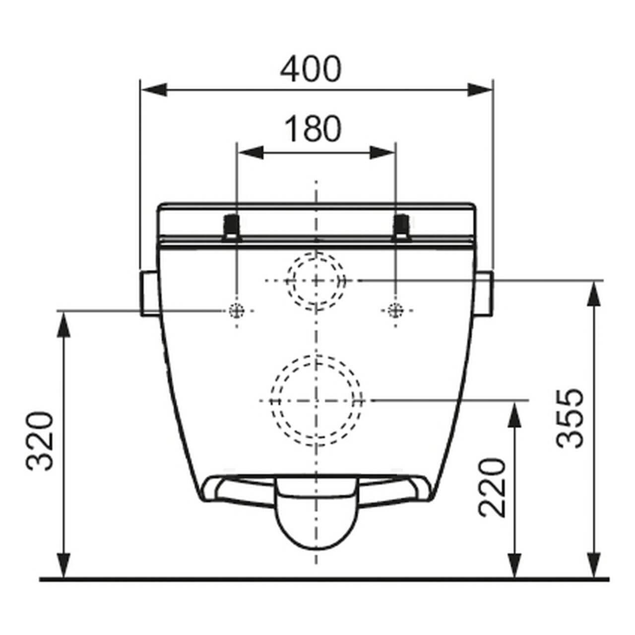 Tece Wand-WC Teceone mit Duschfunktion Weiß Spülrandlos