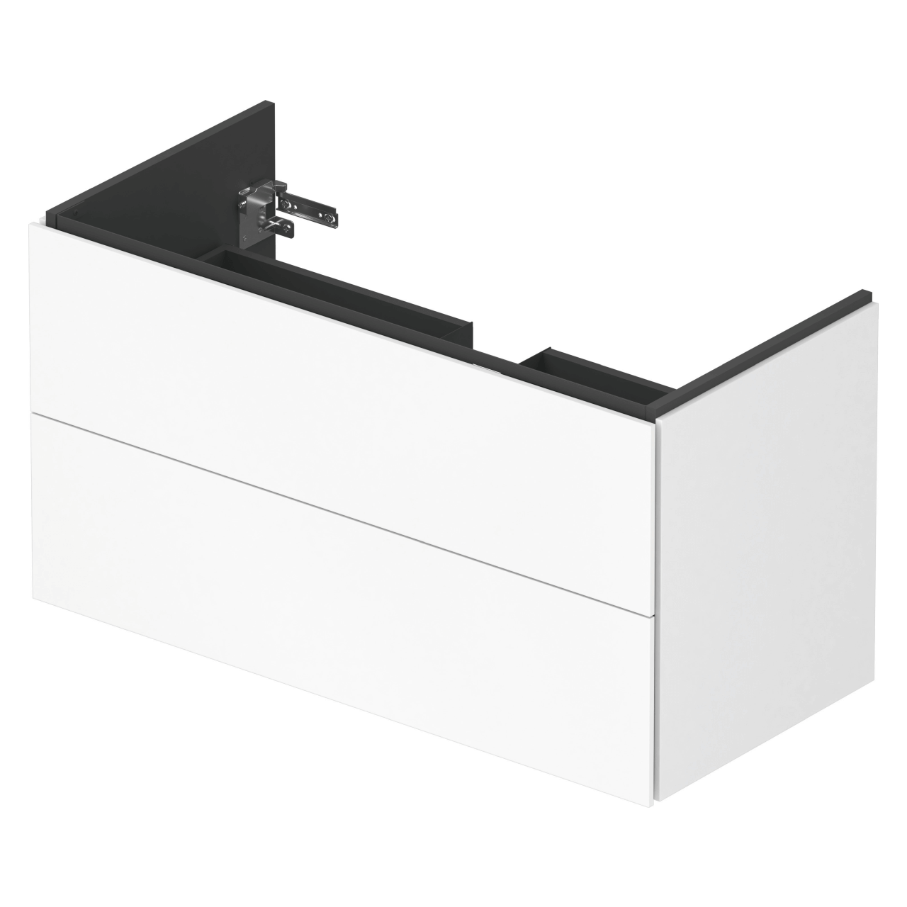 Duravit Waschtischunterschrank L-Cube 102 cm Weiß Matt 2 Schubkästen wandhängend (LC624201818)