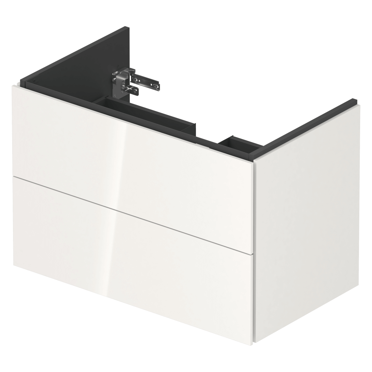 Duravit Waschtischunterschrank L-Cube 82x48,1 cm Weiß Hochglanz 2 Schubkästen (LC624102222) – jetzt bei Meds24 Duravit Waschtischunterschrank L-Cube 82x48,1 cm Weiß Hochglanz 2 Schubkästen (LC624102222)