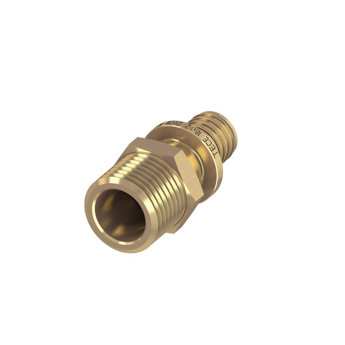 Tece Übergangsnippel TECEflex 16 mm x R 1/2 Siliziumbronze