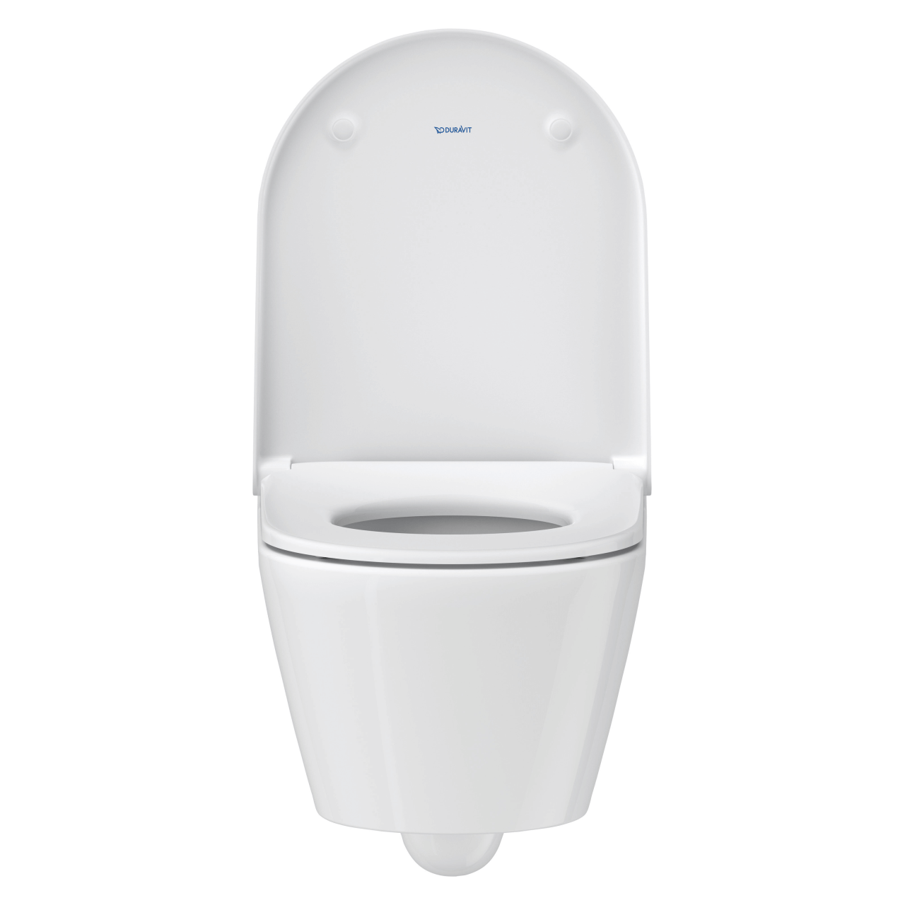 Duravit Wand-Tiefspül-WC-Set D-Neo Rimless Weiß mit WC-Sitz und Absenkautomatik (45780900A1)