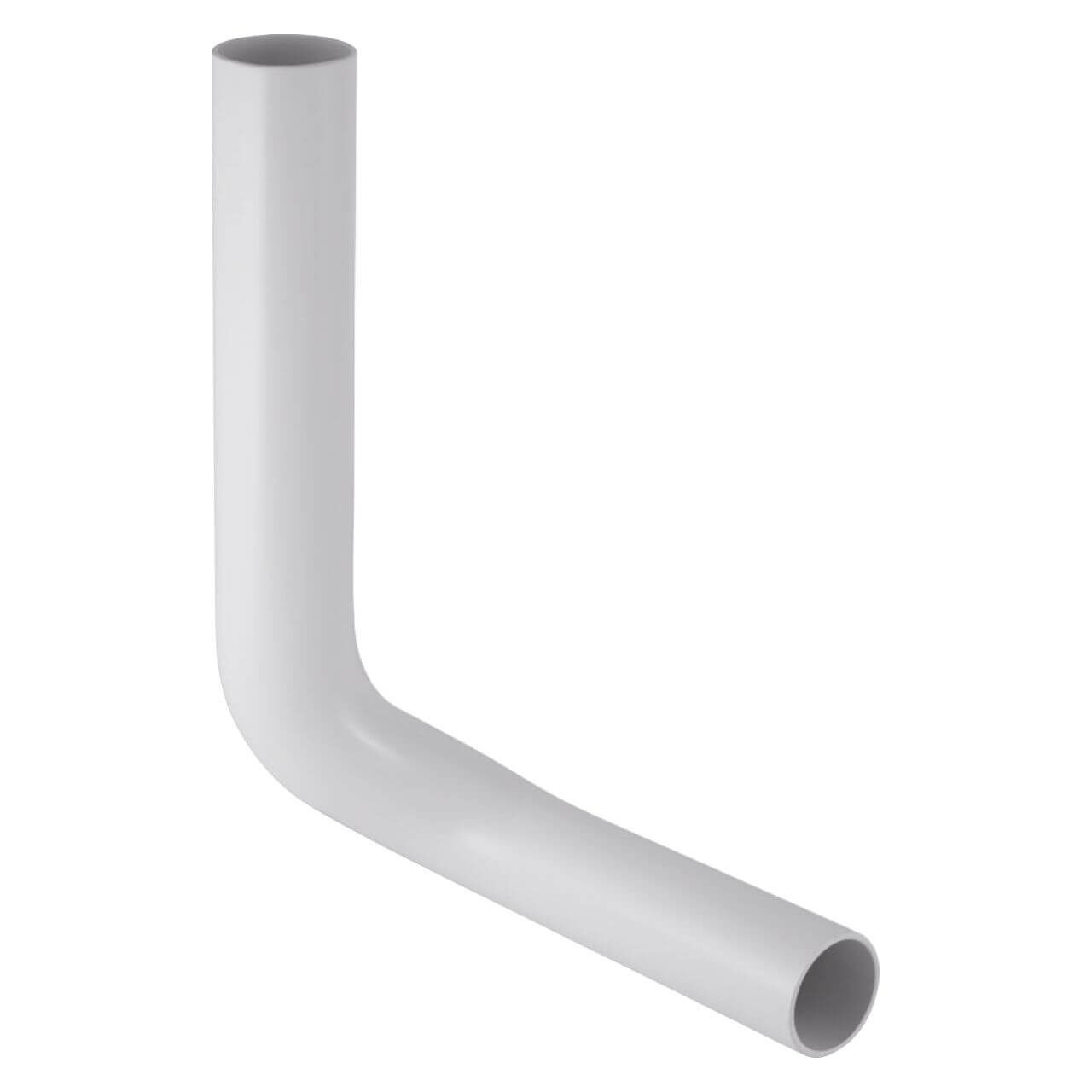Geberit Spülbogen 90° gekröpft, 10 cm rechts, 50 mm, 28x21 cm, Weiß