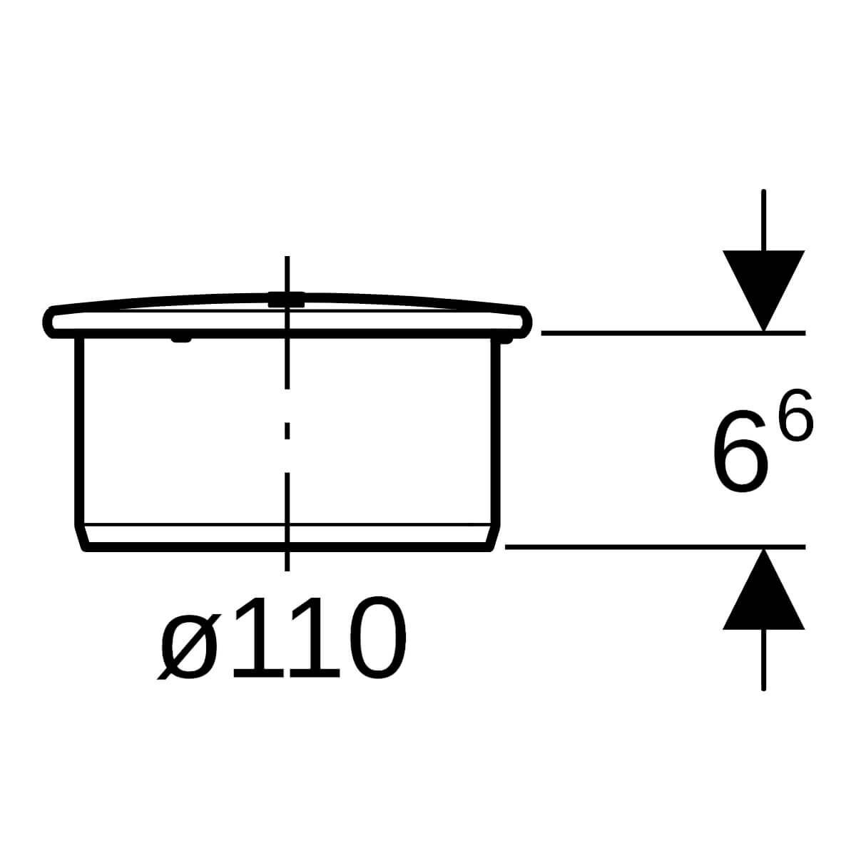 Geberit Muffenstopfen Silent PP DN 100 schalloptimiert PP-MD