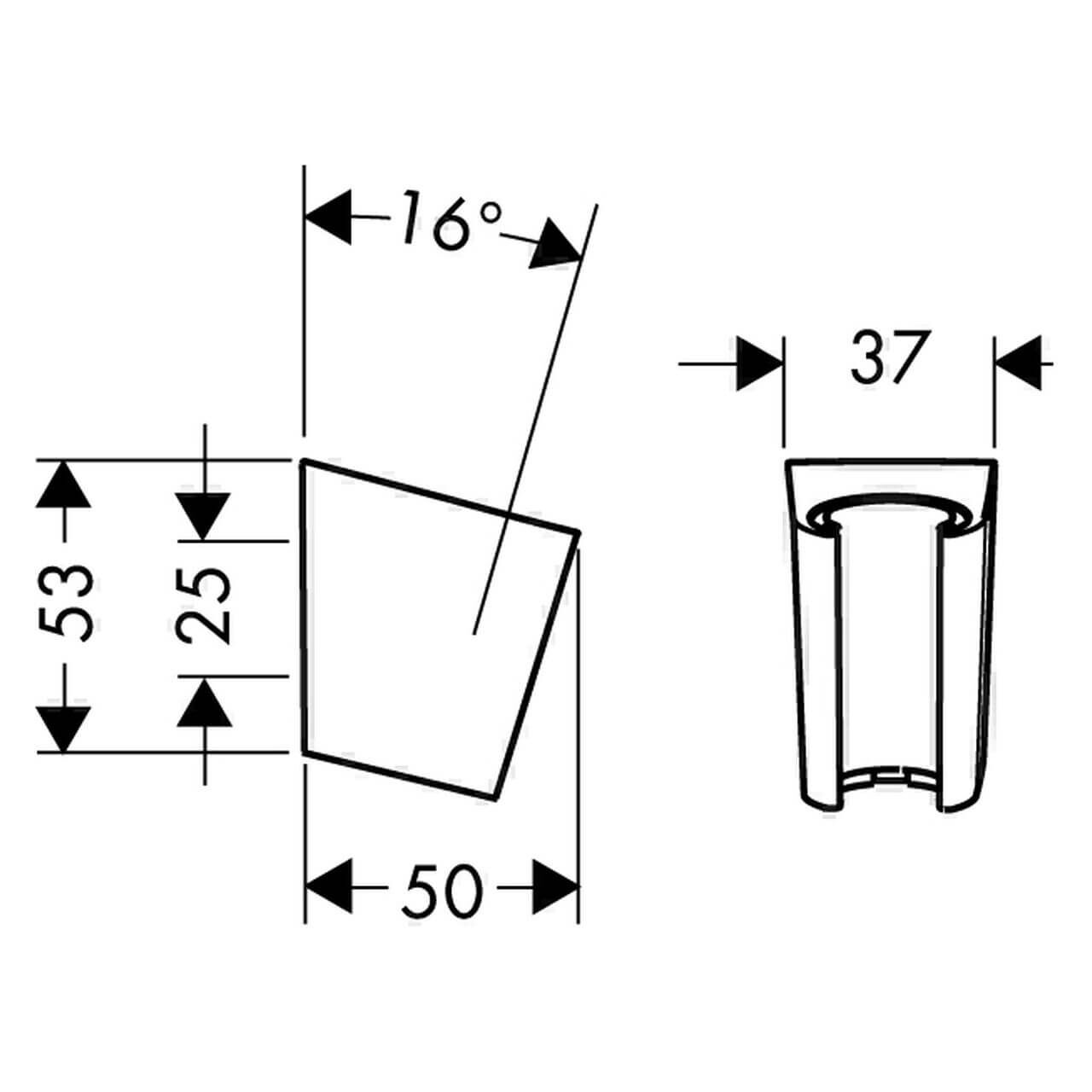 Hansgrohe Brausehalter Porter Chrom