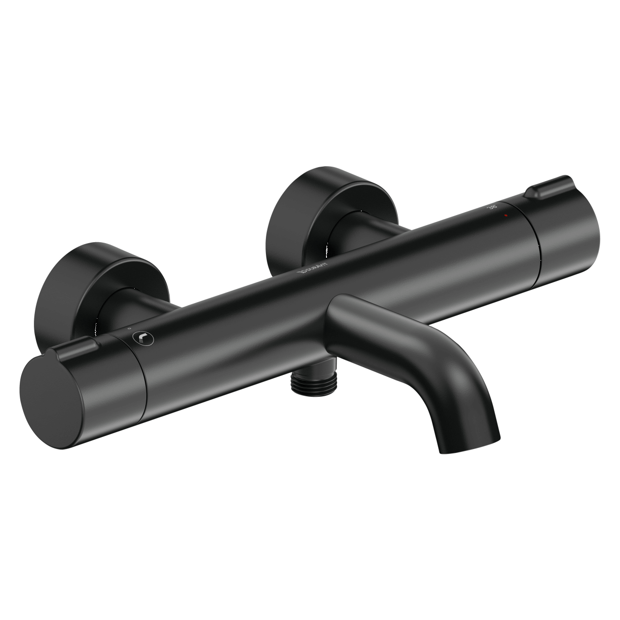 Duravit Wannenthermostat C.1 AP Schwarz matt Wandmontage