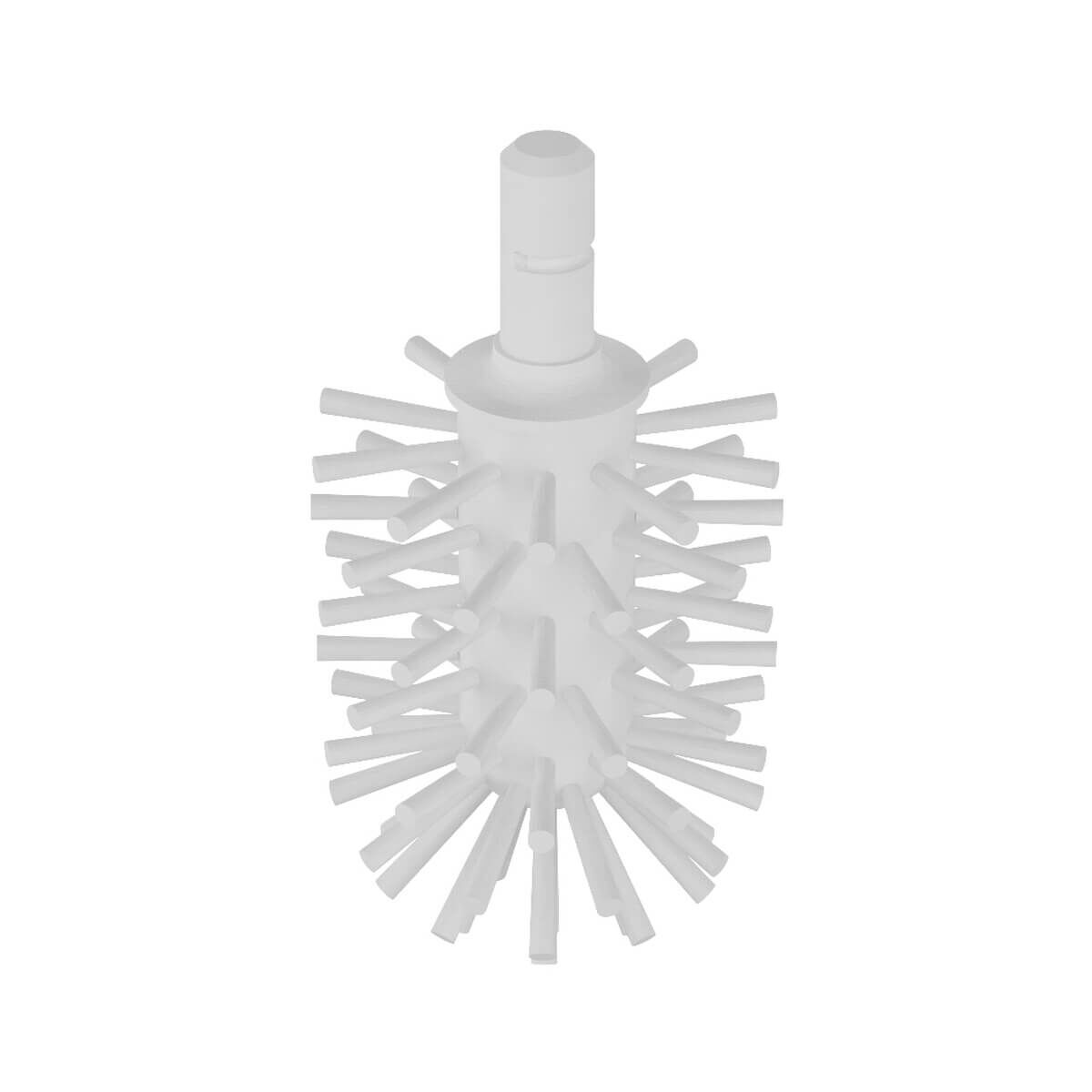 Keuco Toilettenbürstenkopf Amaro weiß lose für Toilettenbürste