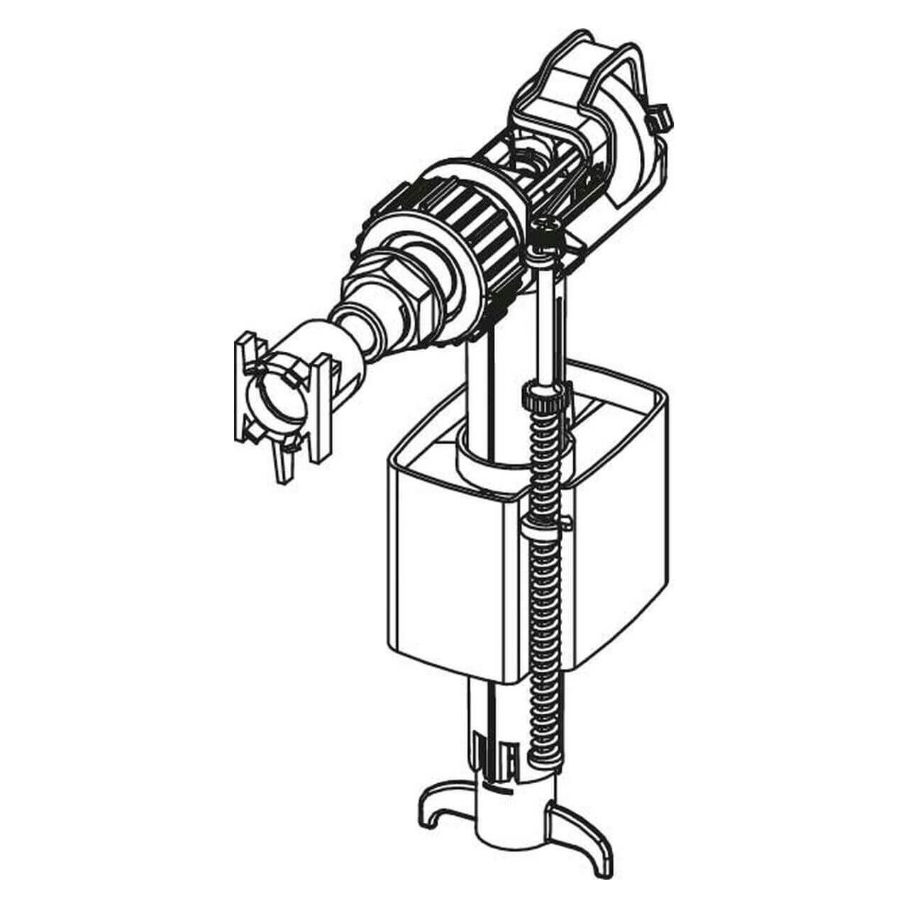 Tece Füllventil F10 Universal für Uni-Spülkasten (9820353)