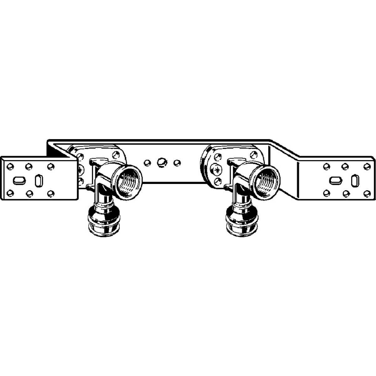Viega Montageeinheit Raxofix 5321.71 16 mm x Rp 1/2 mit Stahl verzinkt