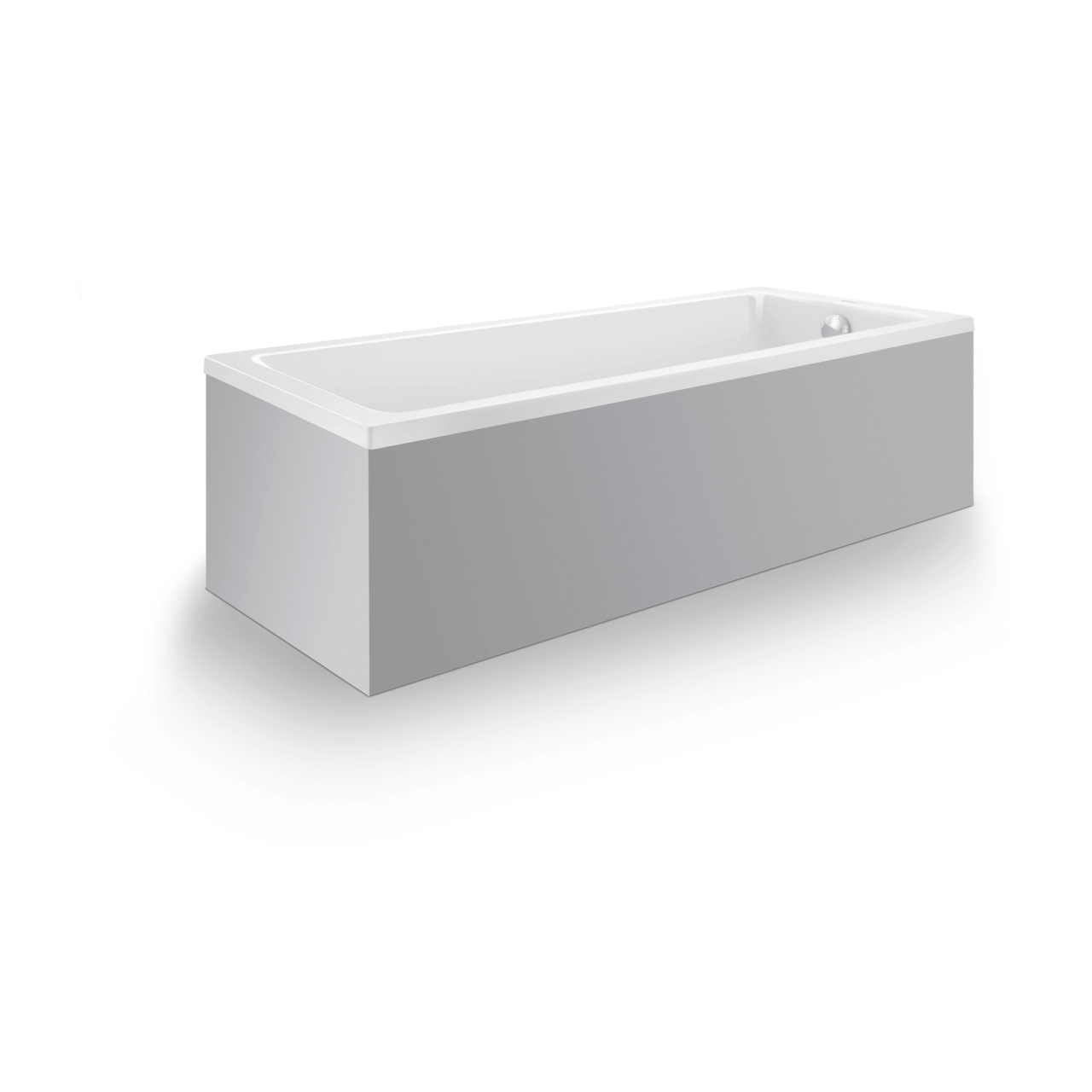 Duravit Rechteck-Badewanne No.1 170x75 cm Weiß mit Rückenschräge (700490000000000)