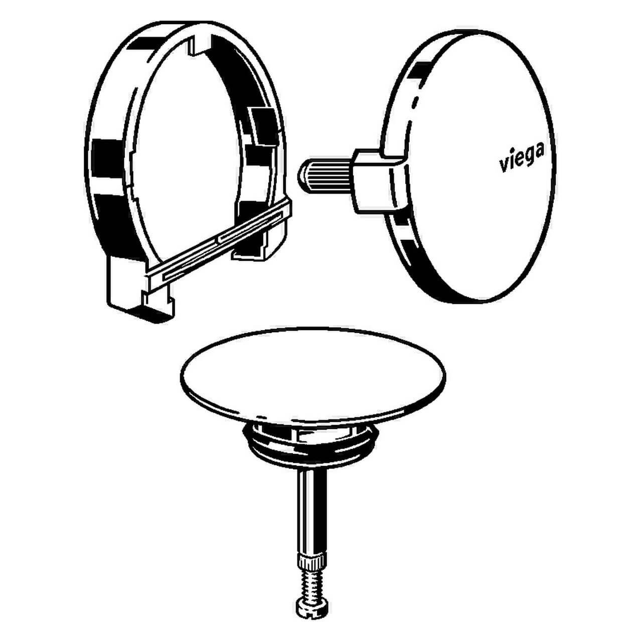 Viega Ausstattungsset Multiplex Trio Visign MT5 Chrom