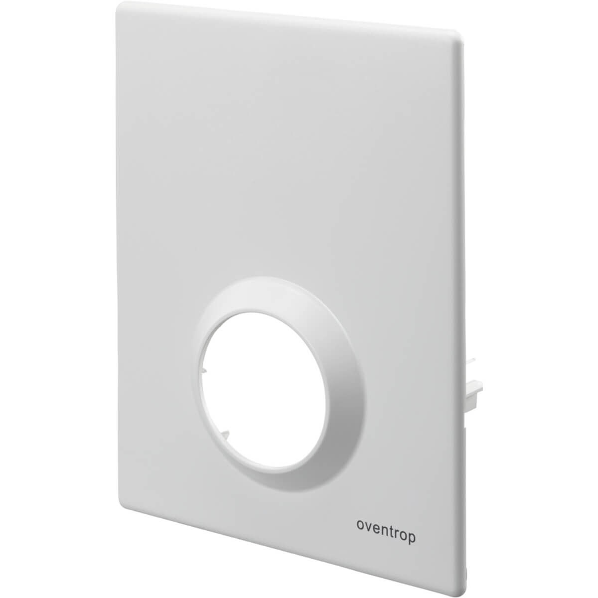 Oventrop Abdeckplatte Unibox Bautiefe 57 mm weiß