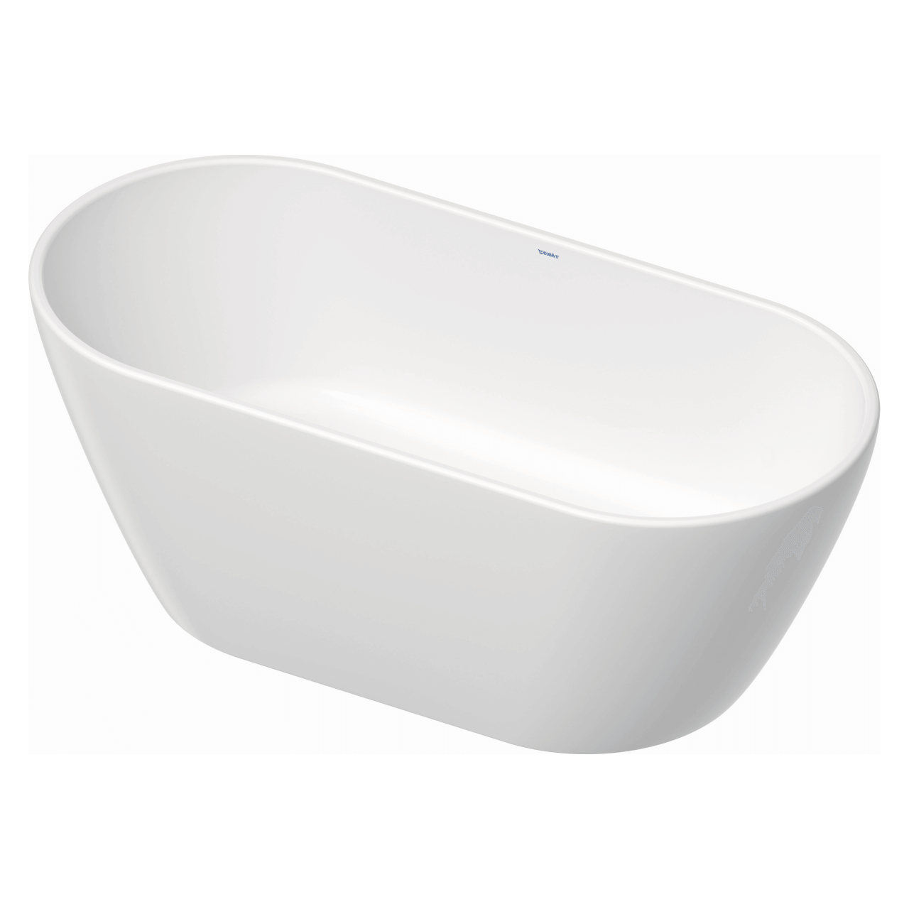 Duravit Badewanne D-Neo 160x75 cm freistehend matt Weiß mit Überlauf (700477000000000)