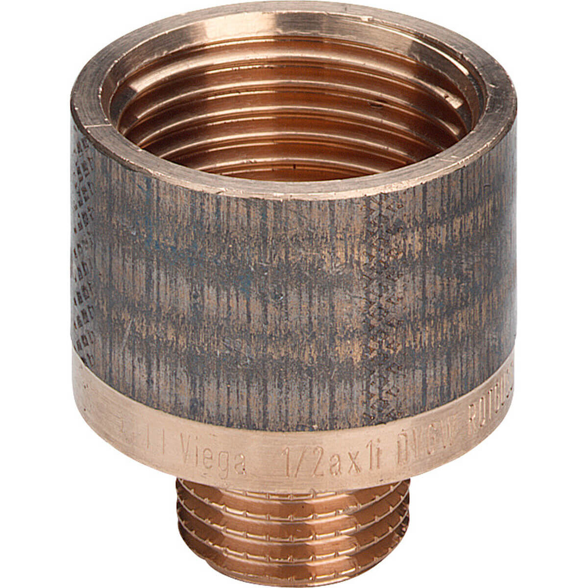 Viega Reduzierstück 3242 R 1/2 x Rp 1 Rotguss