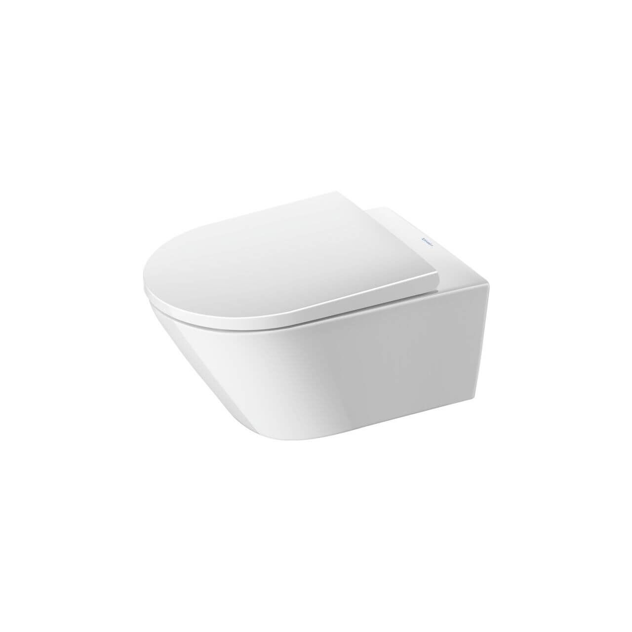 Duravit Wand-Tiefspül-WC-Set D-Neo Rimless Weiß (45770900A1)