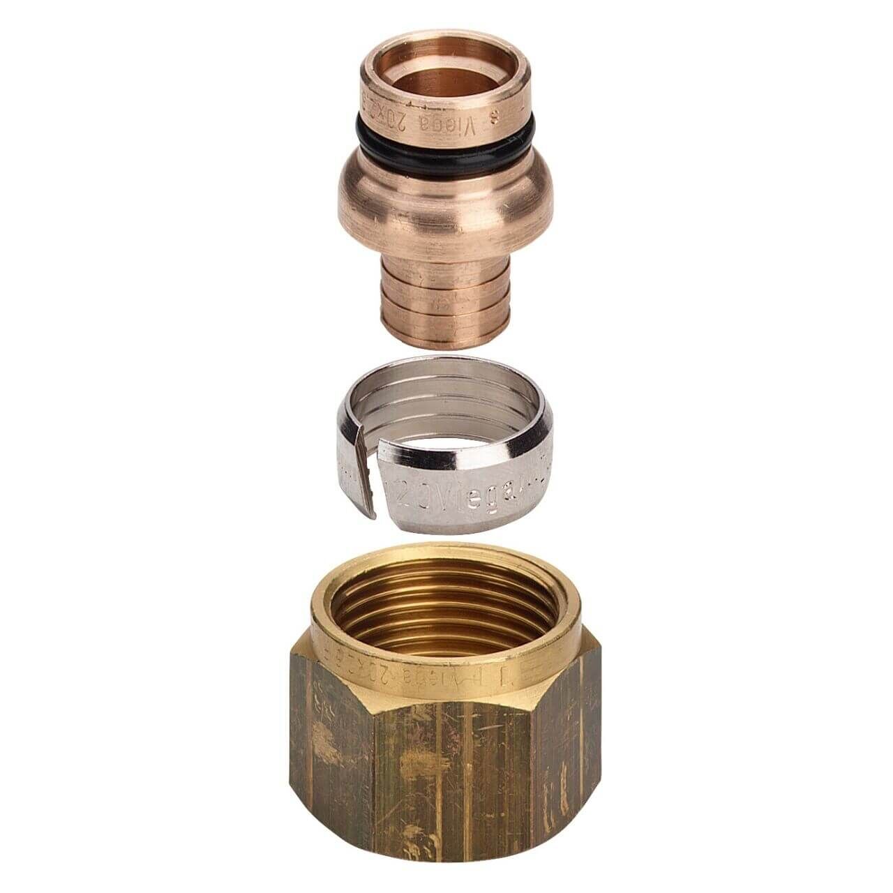 Viega Verschraubung Ø 16 mm Rotguss