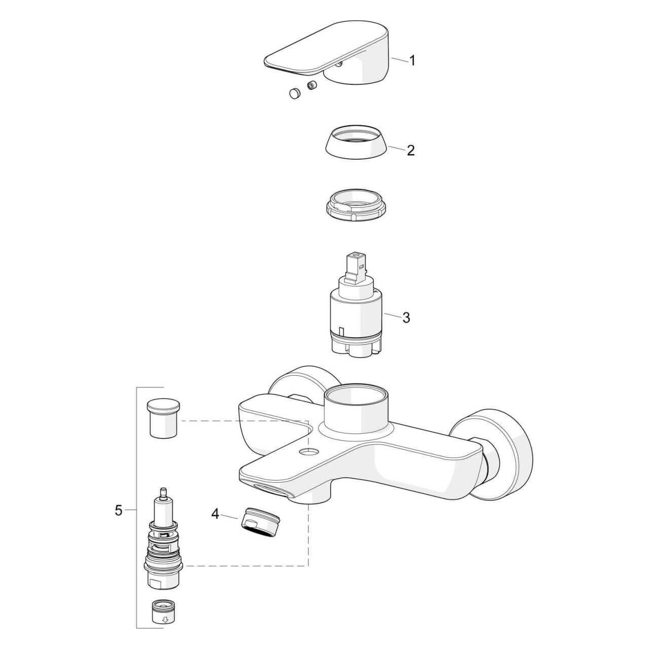 Hansa Wannenarmatur Hansabasic Chrom DN 15 (55442103) – jetzt bei Meds24 Hansa Wannenarmatur Hansabasic Chrom DN 15 (55442103)