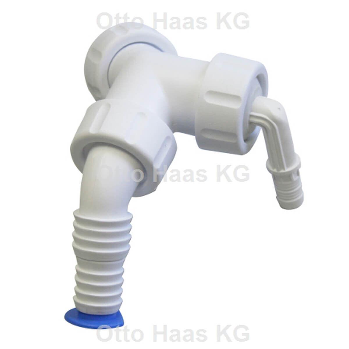 Haas Kondensat-/Geräteanschl-Tülle SAVE 1" 3/4" auf 1" 3/8 / 10 mm weiß