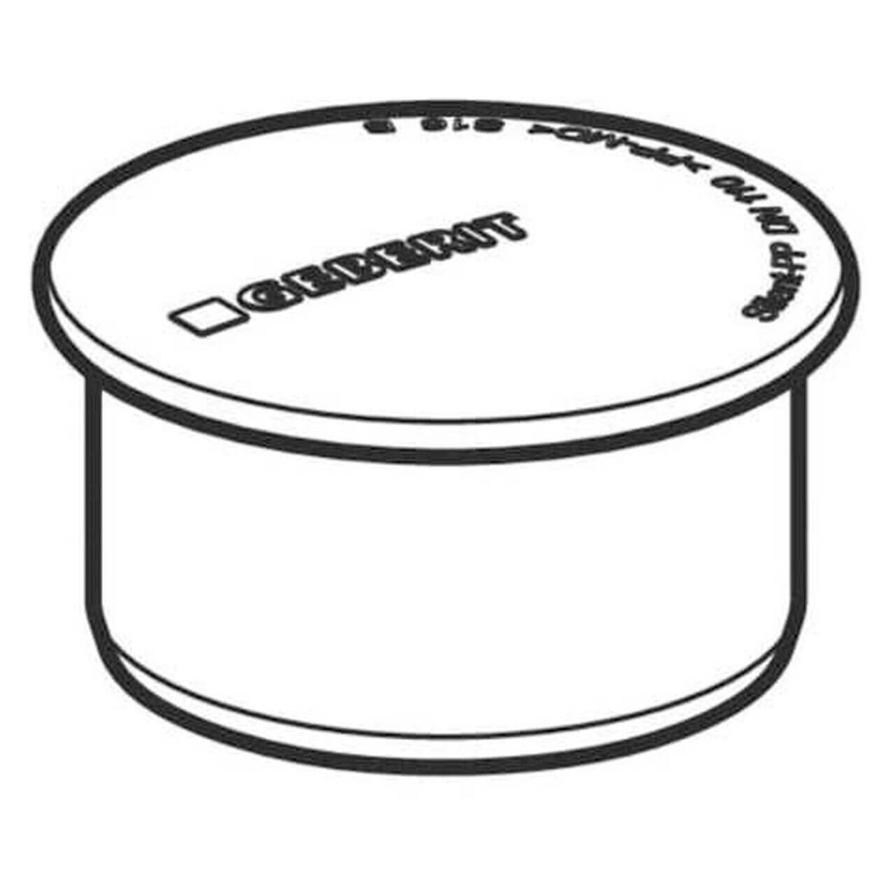 Geberit Muffenstopfen Silent PP DN 70 schalloptimiert PP-MD
