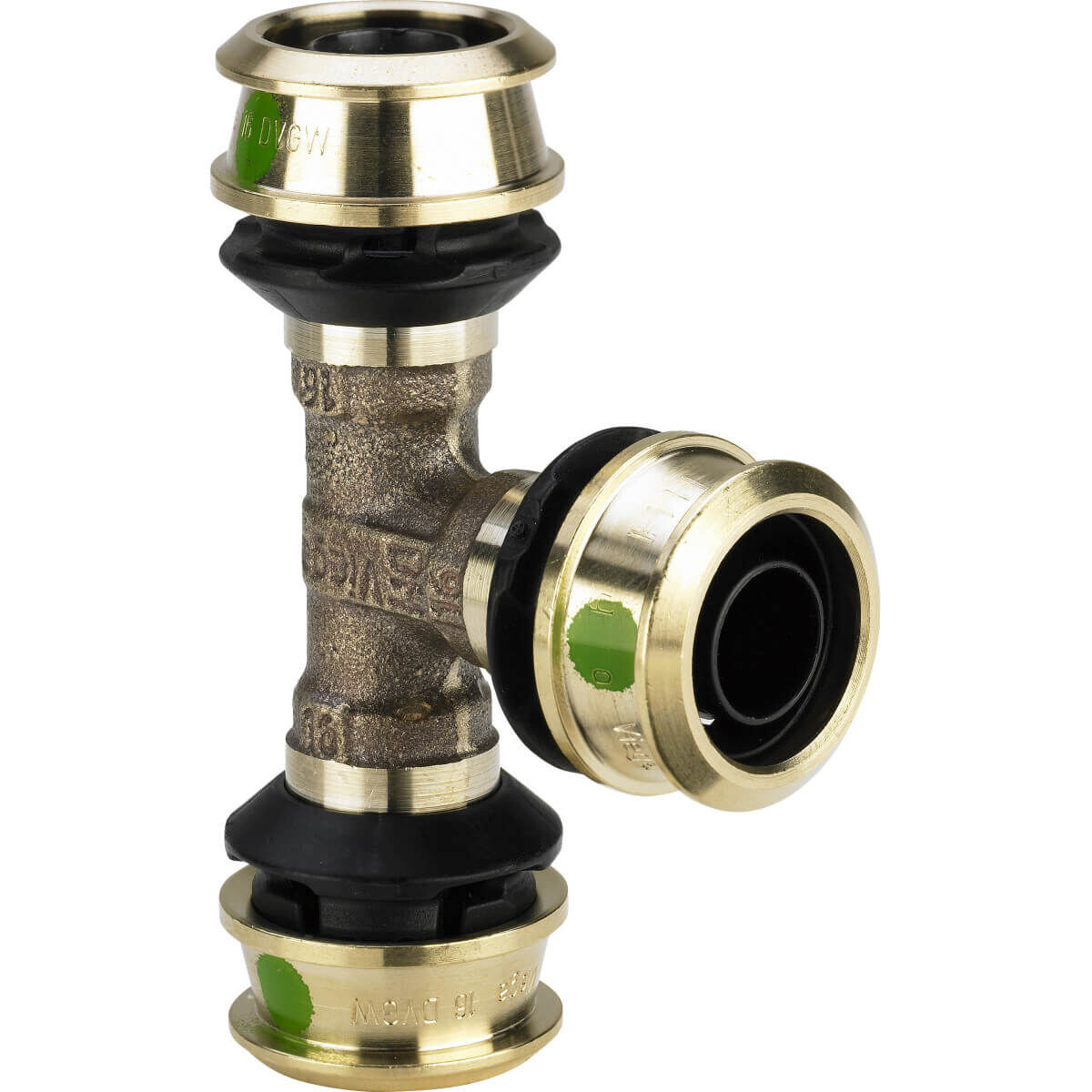 Viega T-Stück Raxofix 5318 20 x 16 x 16 mm mit Siliziumbronze