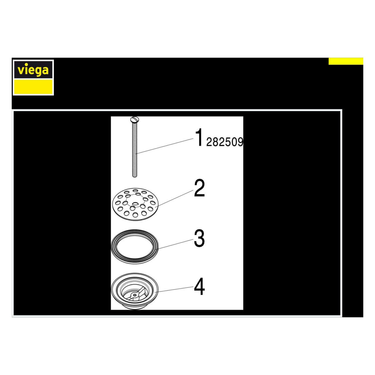 Viega Universalventil G 1 1/4 x 60 mm Edelstahl