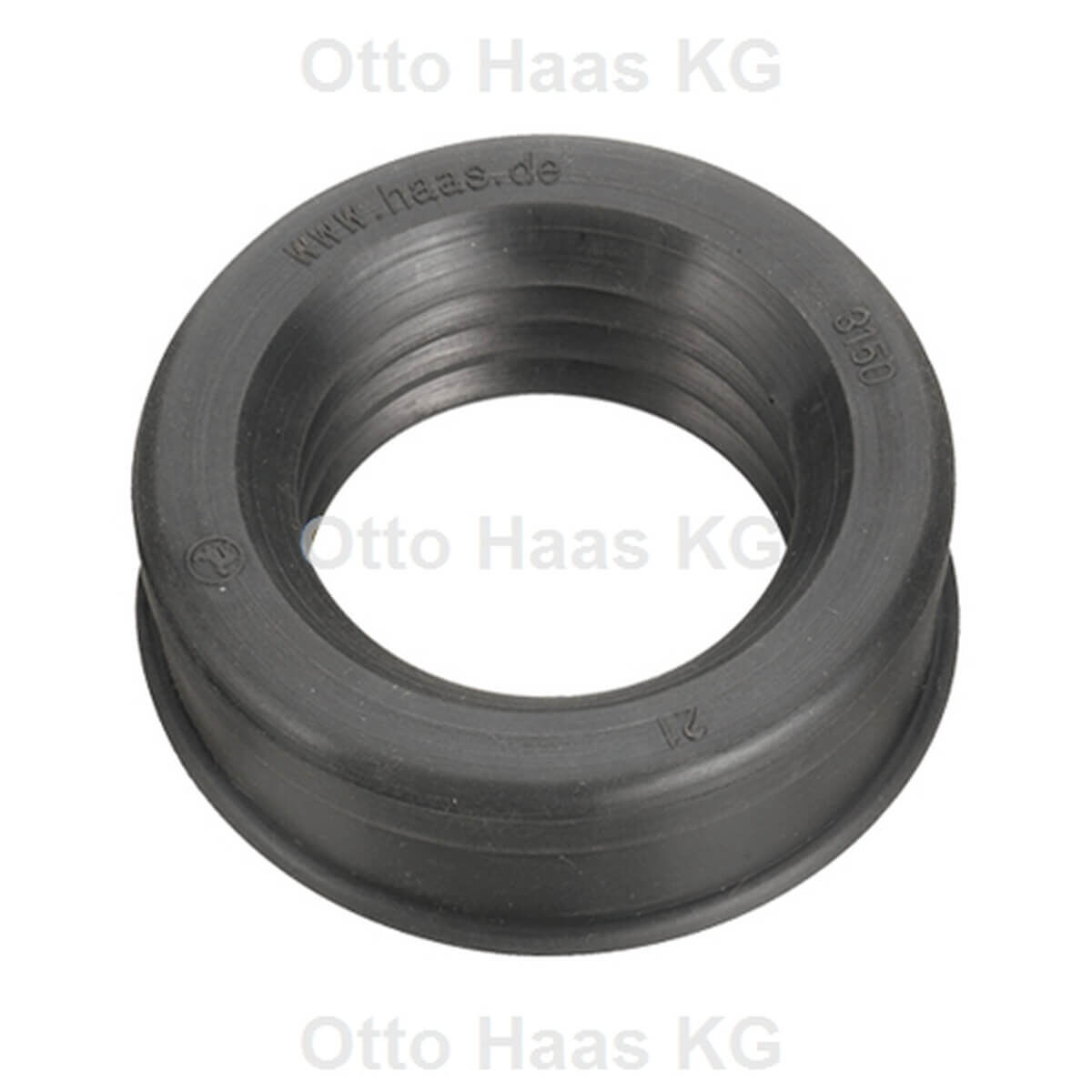 Haas Gummidichtung schwarz für Urinal-Absaug-Siphon d= 45 mm