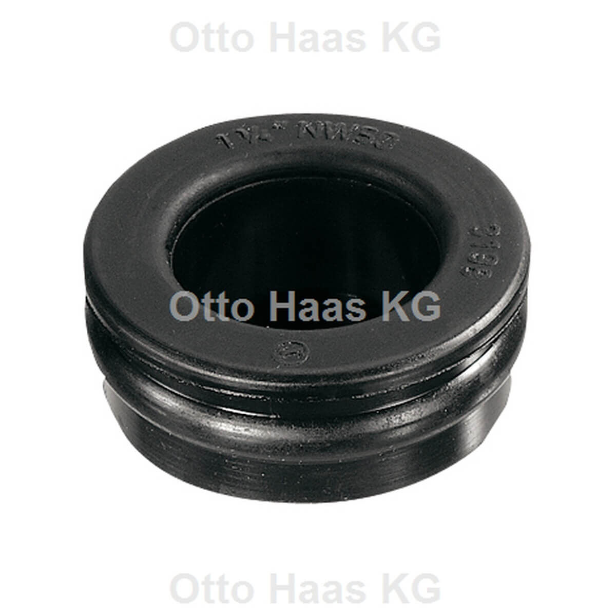 Haas Gummi-Sicken-Nippel DN 40 für DN 50 35 x 53 x 25 mm EPDM schwarz