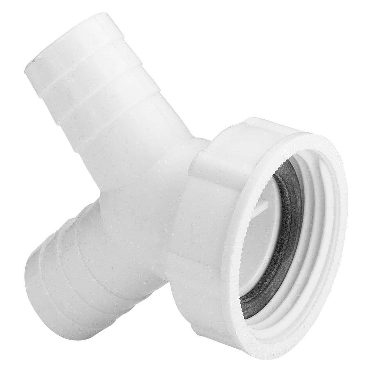 Viega Schlauchverschraubung G1 45° Weiß Kunststoff