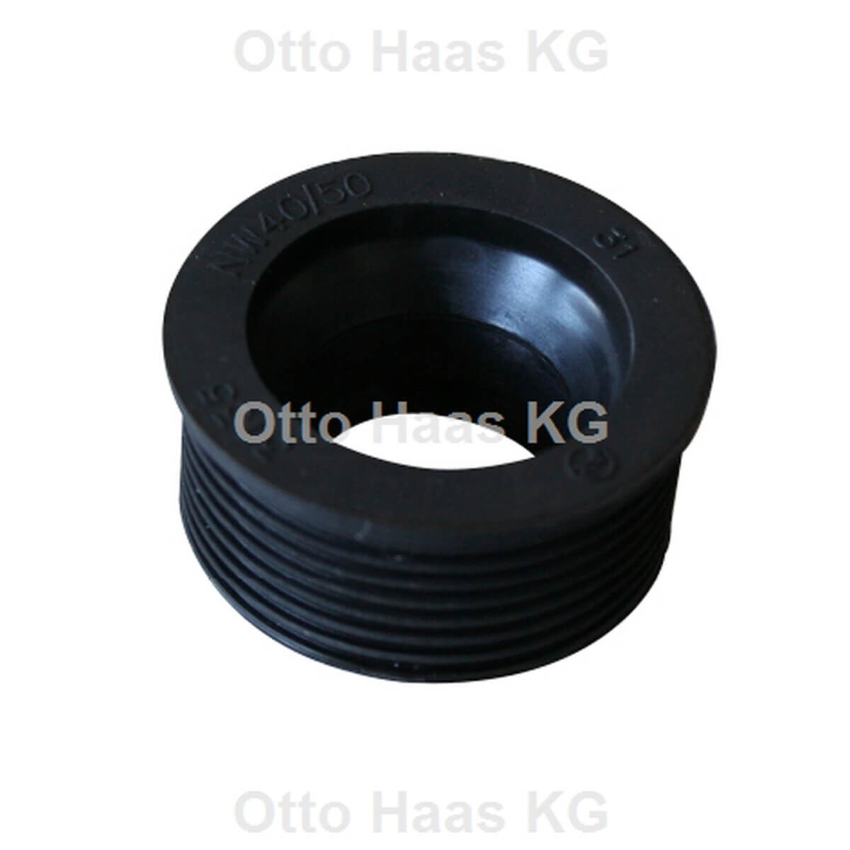 Haas HT-Gummi-Nippel DN 32 27 x 47 x 25 mm EPDM schwarz