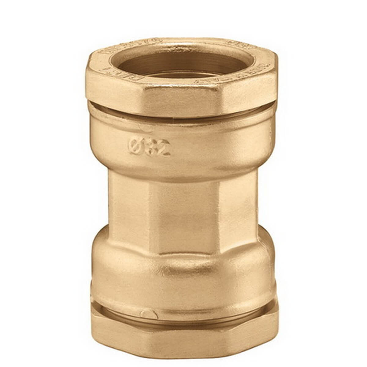 Caleffi Kupplung Ø 63 mm messing für PE-Kunststoffrohre