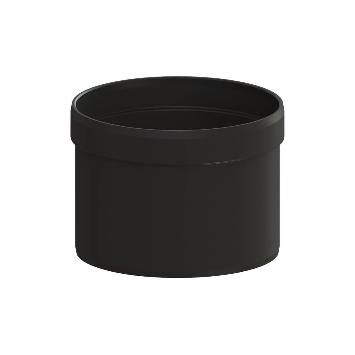 Kessel Verlängerungsstück verlängerbar um 80 mm schwarz