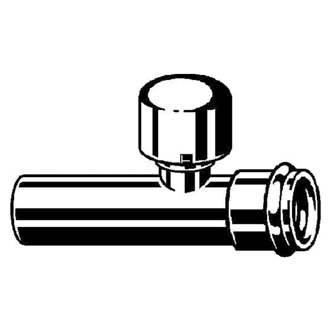 Viega Verlängerungsrohr DN 32 x 125 mm Messing Chrom