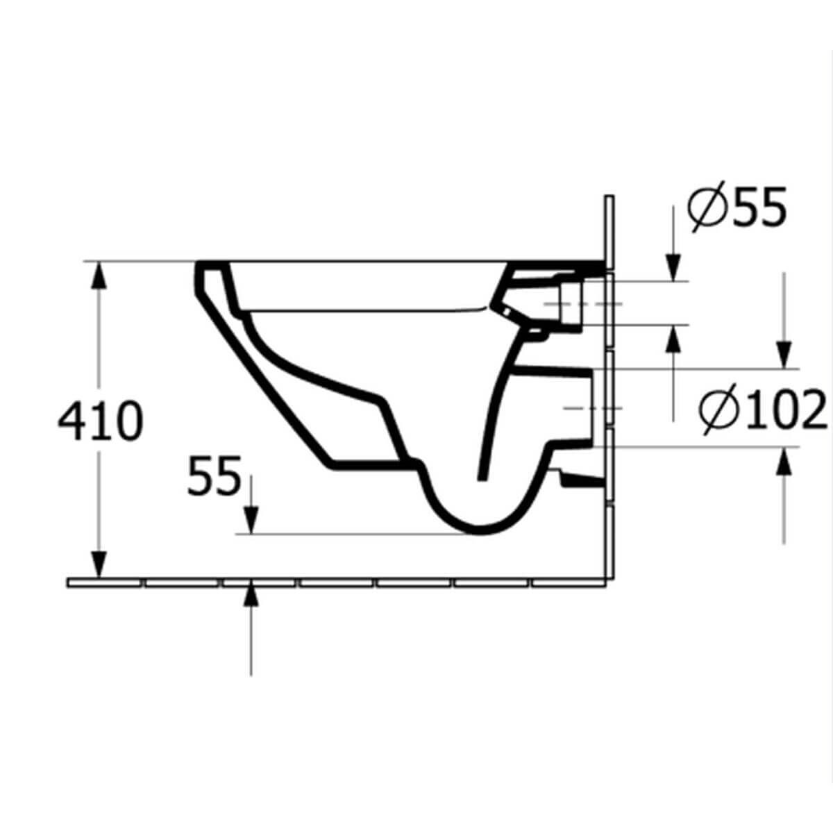 Villeroy & Boch Combi-Pack WC TwistFlush Architectura 37x53 cm weiß
